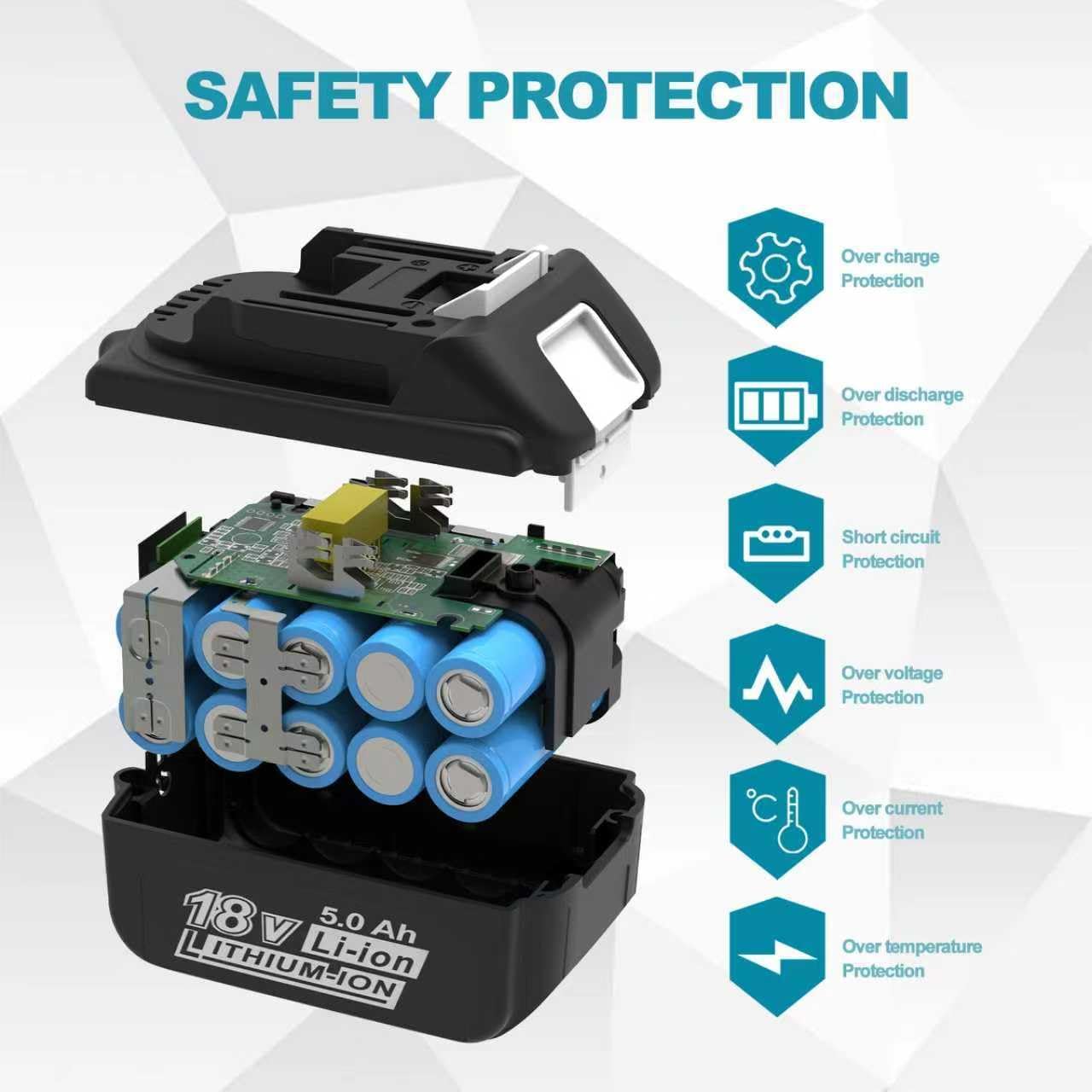 Tradies Choice 18V LI-ION Battery 5.0Ah