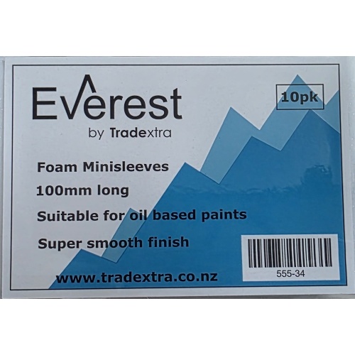 Everest Foam Minisleeves 100mm Pk10