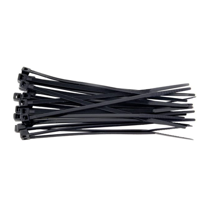 Cable Ties Black 203mm x 3.6mm Pk.100