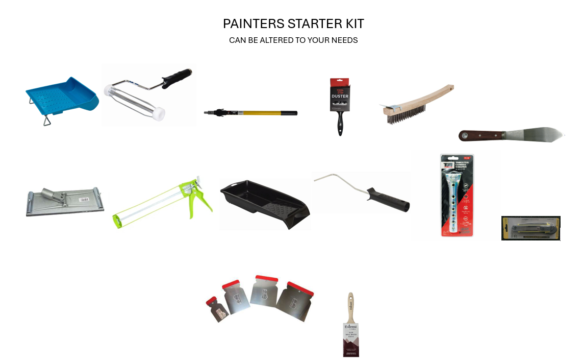 Painters Starter Kit