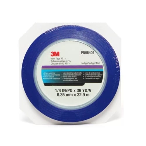 3M 471+ Fineline Tape Indigo 6.4mm x 33mm