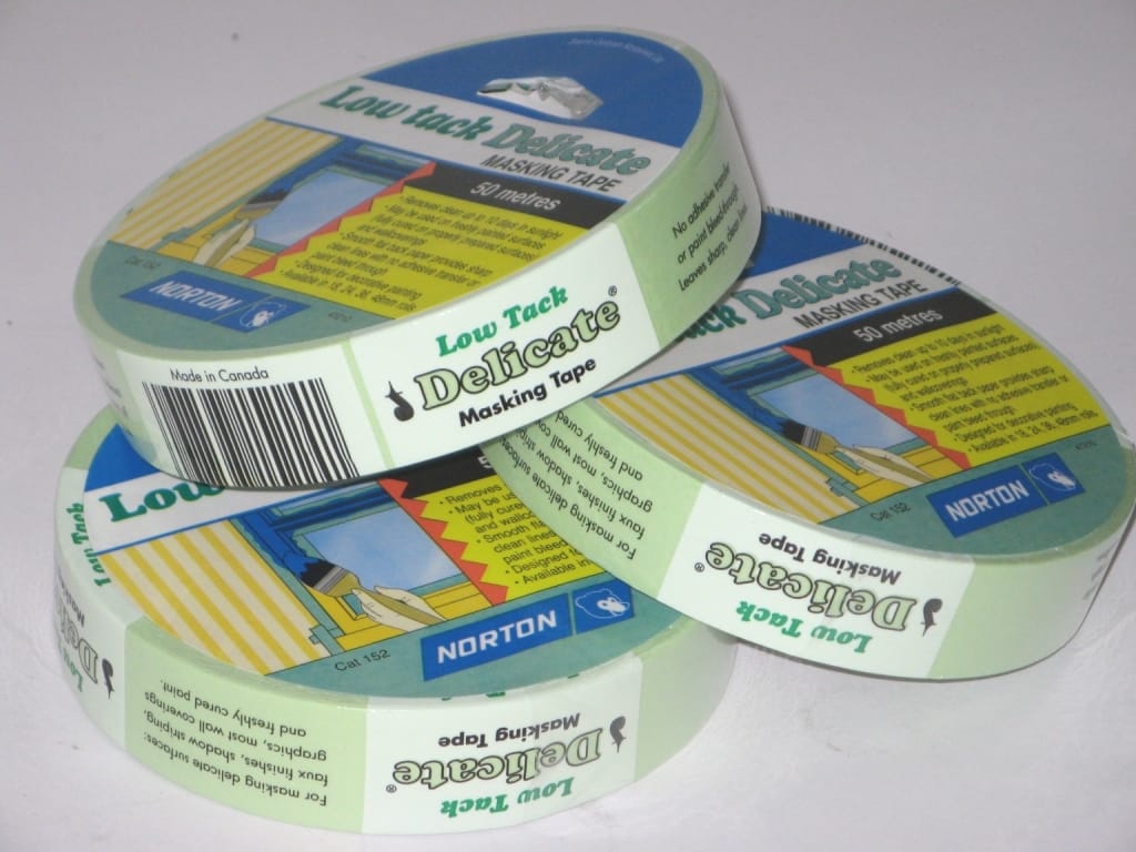 Norton Low Tack Delicate Masking Tape 24mm