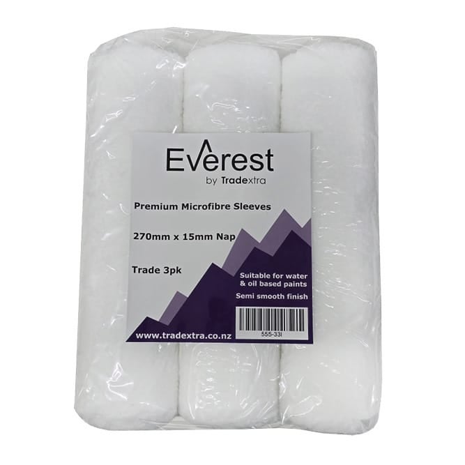 Everest Microfibre Sleeves 15mm Pk.3