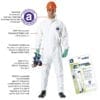 T380 Disposable Coverall Type 5/6