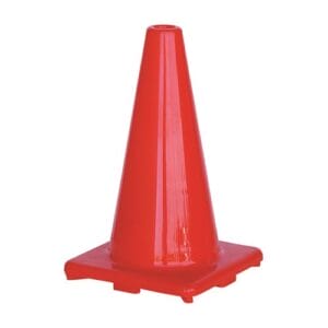 Orange PVC Safety Cones 300mm
