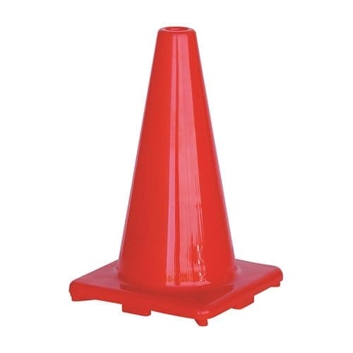 Orange PVC Safety Cones 300mm