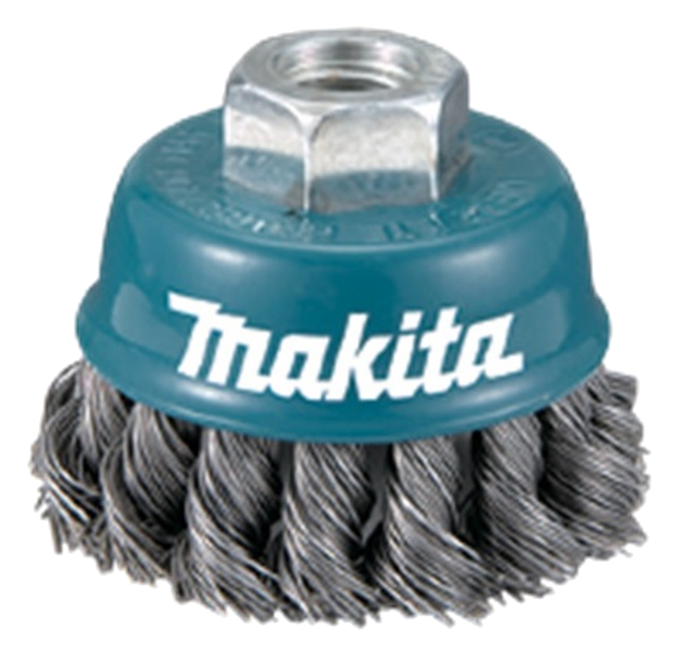 Makita D-77475 Knotted Wire Cup Brush – 65mm x M14-2
