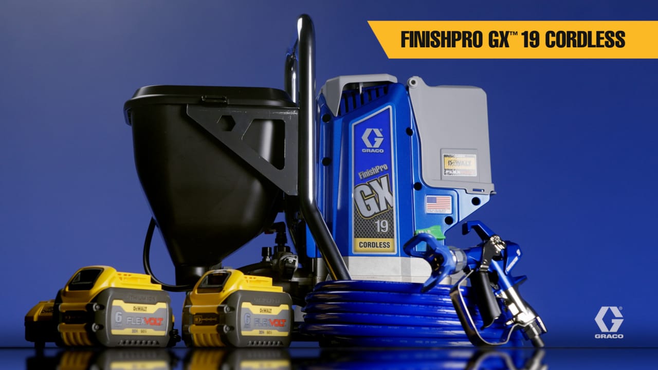 Graco FinishPro GX 19 Cordless Airless Sprayer