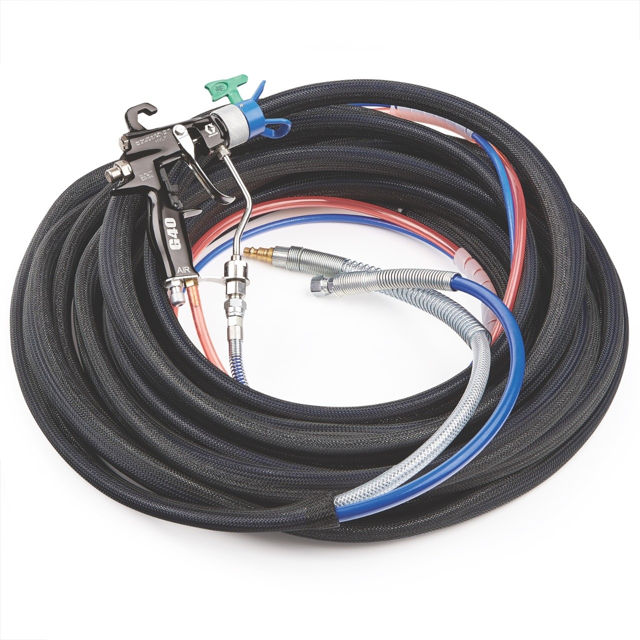 Graco G40 Gun with RAC X Tip & 50 ft Super-Flex Fluid & Air Hose Set