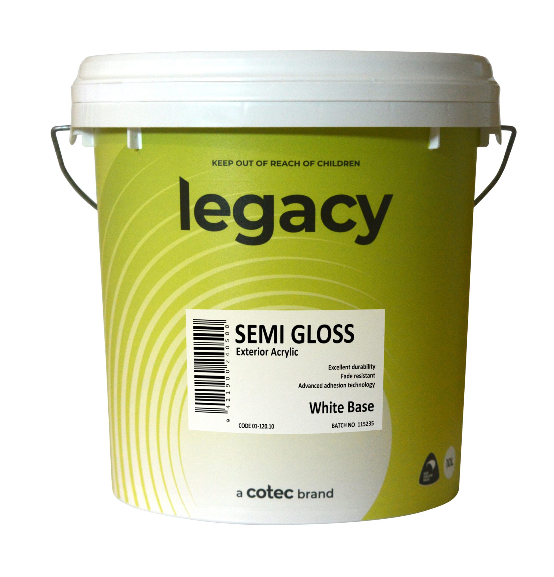 Cotec Legacy Semi-Gloss Exterior Acrylic Paint