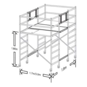 Mini Mobile Scaffolding Wide Board