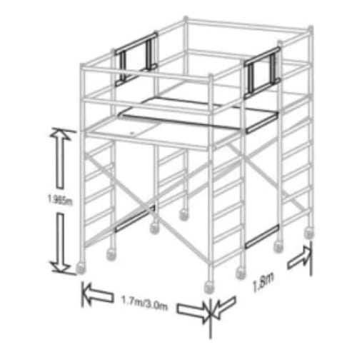 Mini Mobile Scaffolding Wide Board