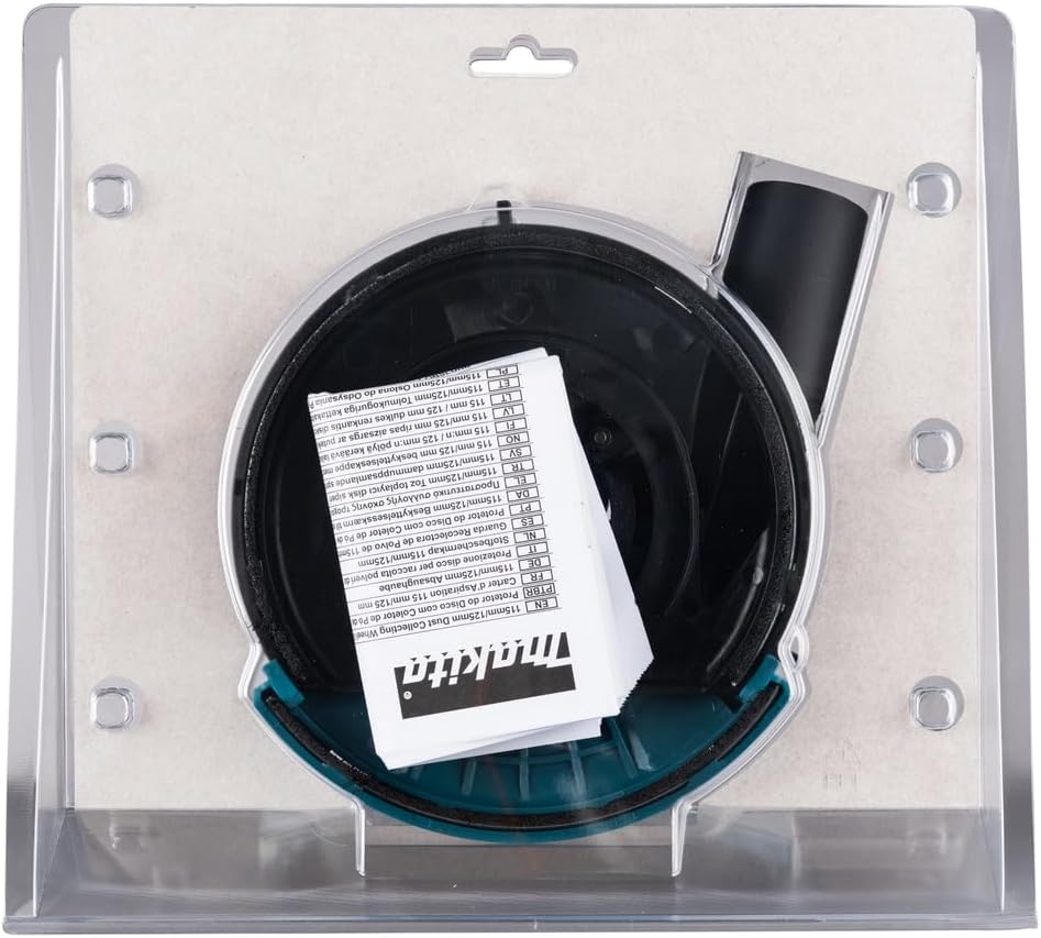Makita 115mm (4½”) and 125mm (5″) Dust Collecting Wheel Guard