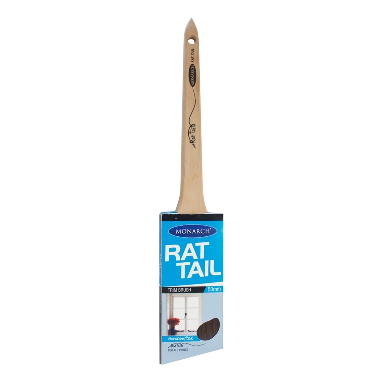 Monarch Rat Tail Angle Brush