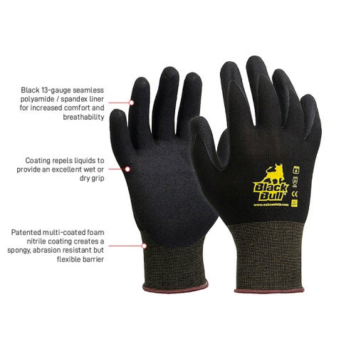 Esko Black Bull Nitrile Glove