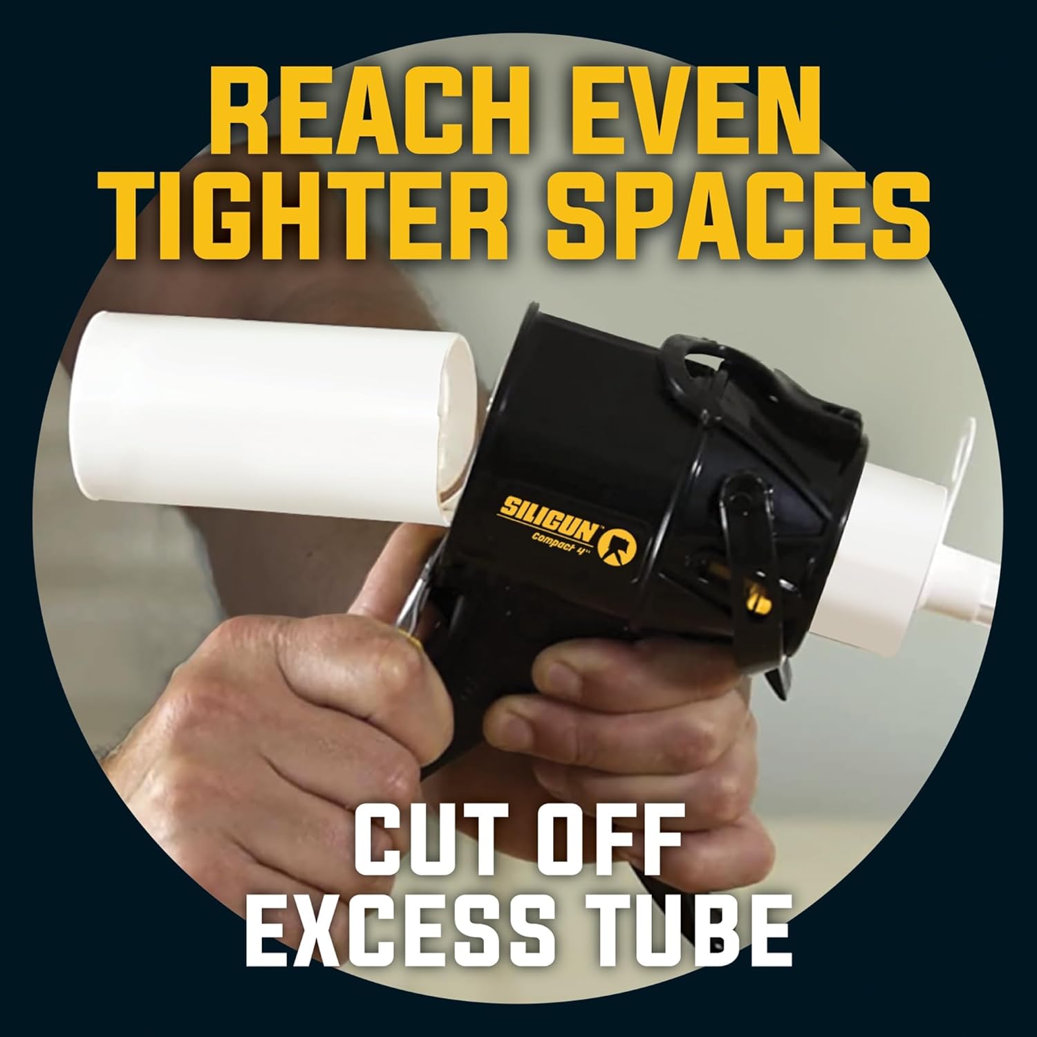 SILIGUN Classic Compact 4″ Caulking Gun