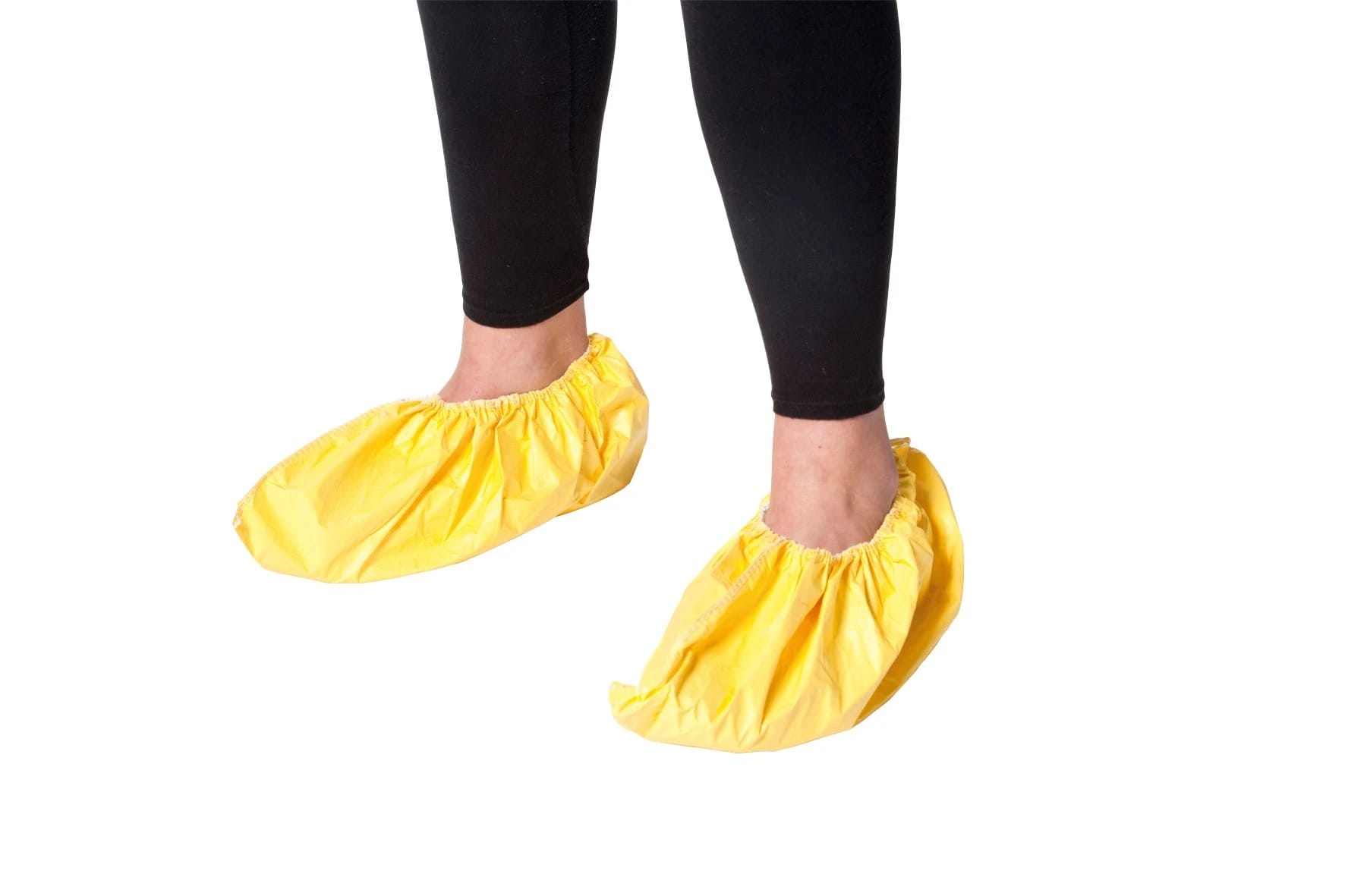 Med X Overshoes Polylaminated Yellow (Pair)