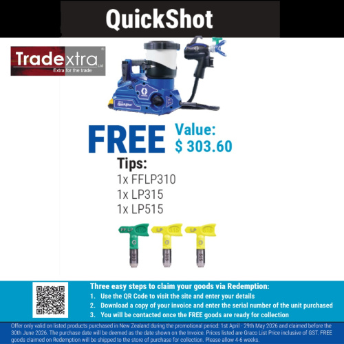 Graco Ultra Quickshot Airless Paint Sprayer