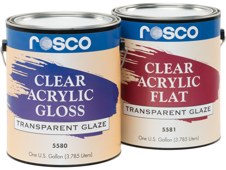 Rosco Clear Acrylic Glazes