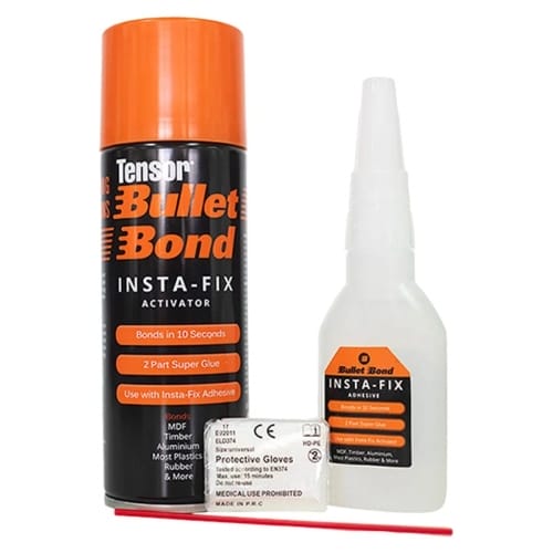 Tensor Bullet Bond Instafix 2 Part Super Glue Kit