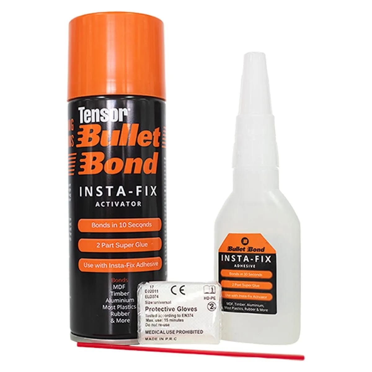 Tensor Bullet Bond Instafix 2 Part Super Glue Kit