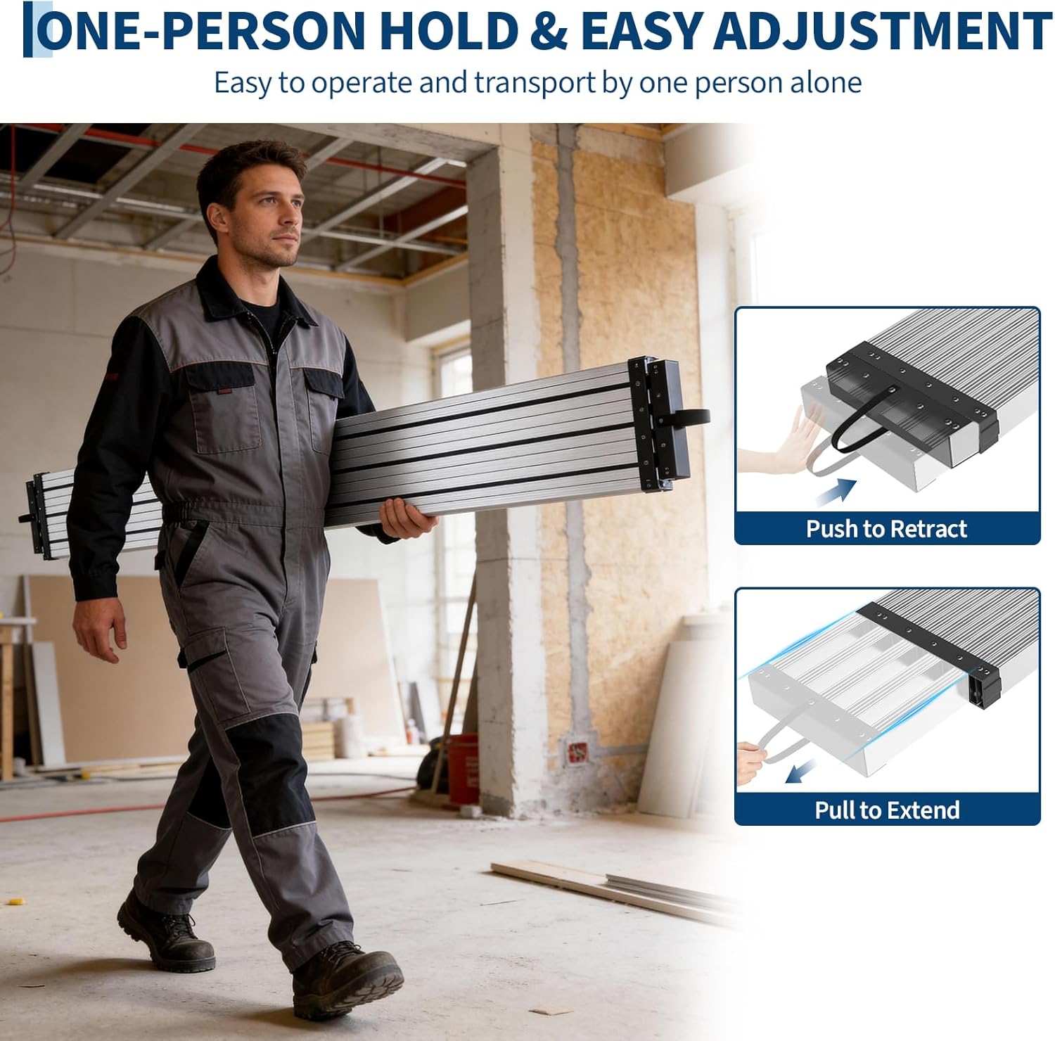 Easy Access TradeTough Telescopic Aluminium Plank