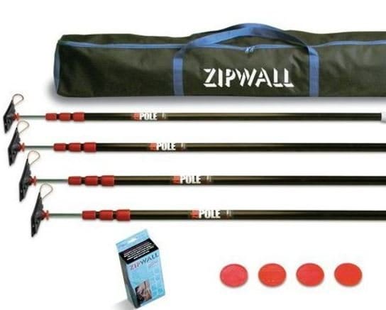 Zipwall Dust Barrier Kit Pk.4