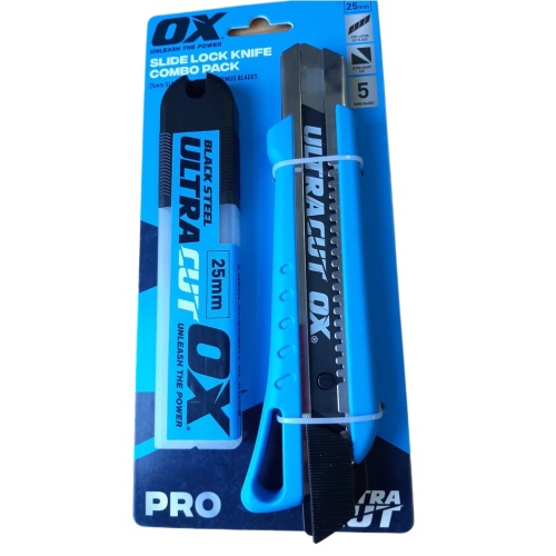 OX Pro Slide Lock Knife & Blade Combo