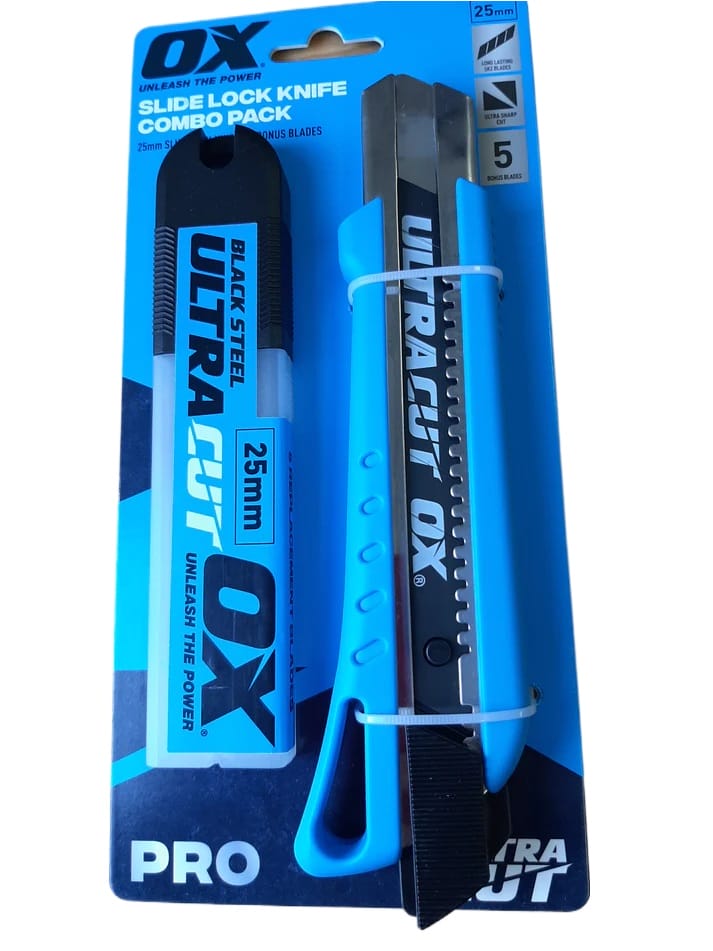 OX Pro Slide Lock Knife & Blade Combo