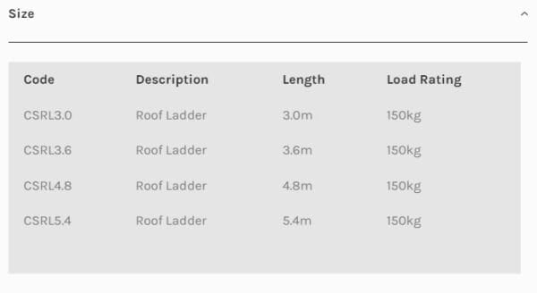 Easy Access Roof Ladder